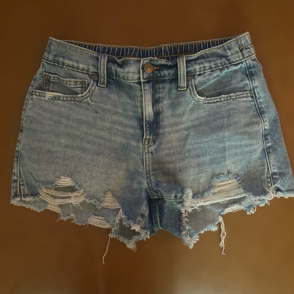 Aerie Light Wash Denim Shorts